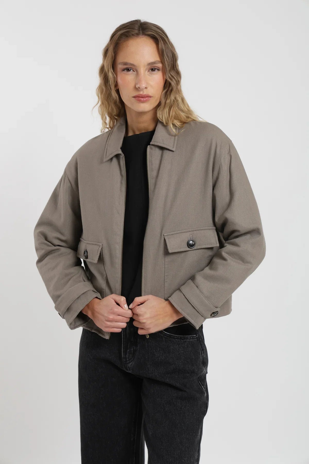 Chaqueta mujer Orquidea moca Froens