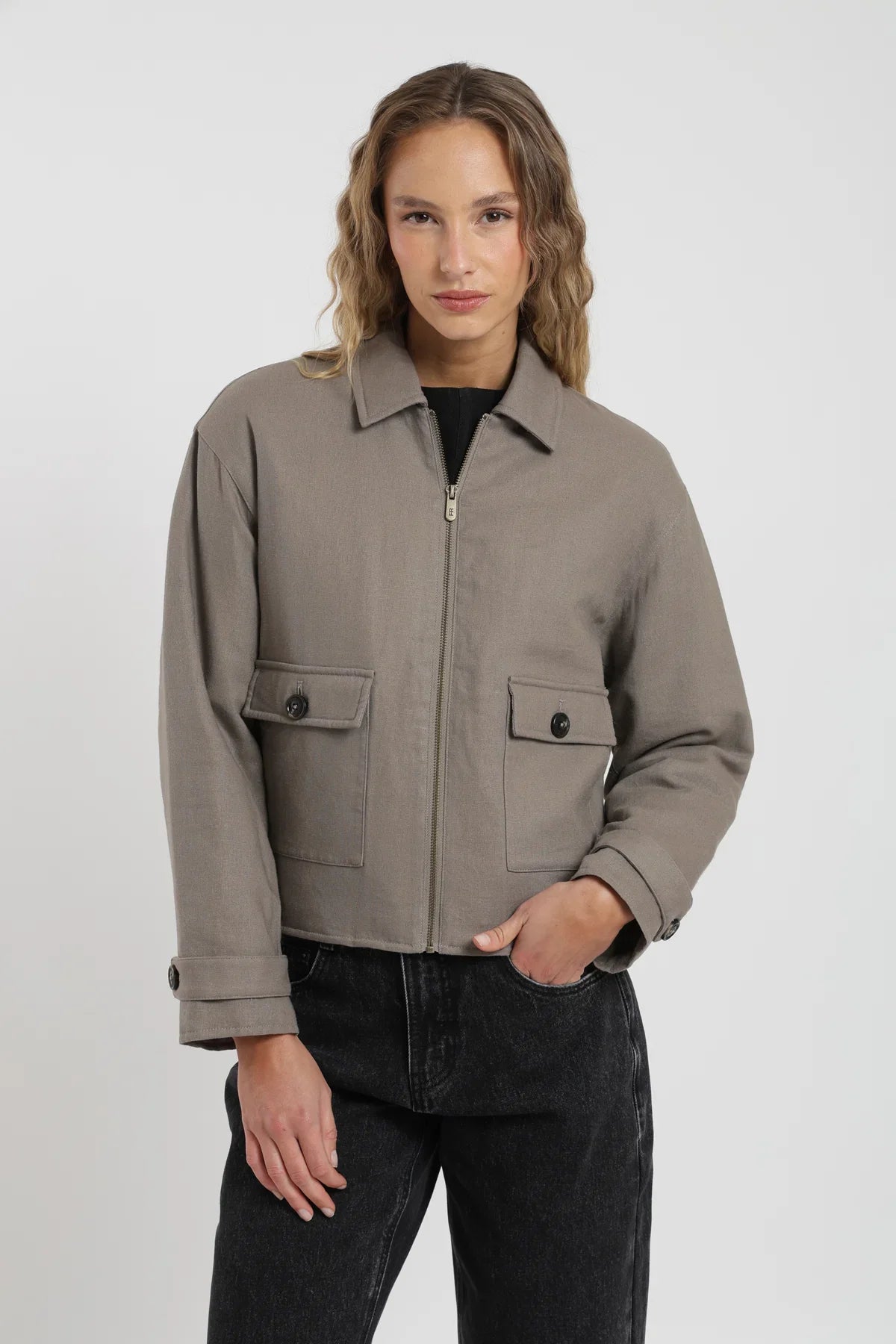 Chaqueta mujer Orquidea moca Froens