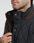 Label - Chaqueta hombre Quilted negro