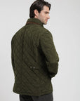 Label - Chaqueta hombre Quilted olivo