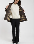 Chaqueta mujer Wax café