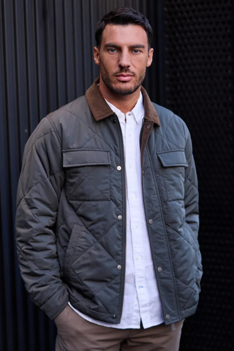 Label - Chaqueta hombre bilbao olivo