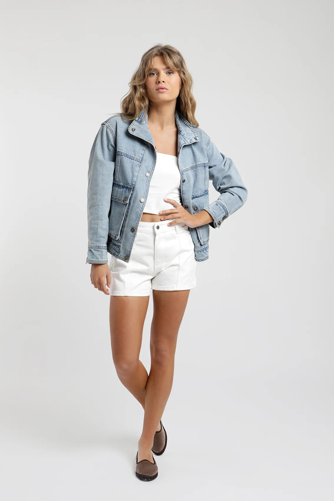Chaqueta mujer Silvestre azul - Frøens