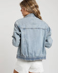Chaqueta mujer Silvestre azul - Frøens