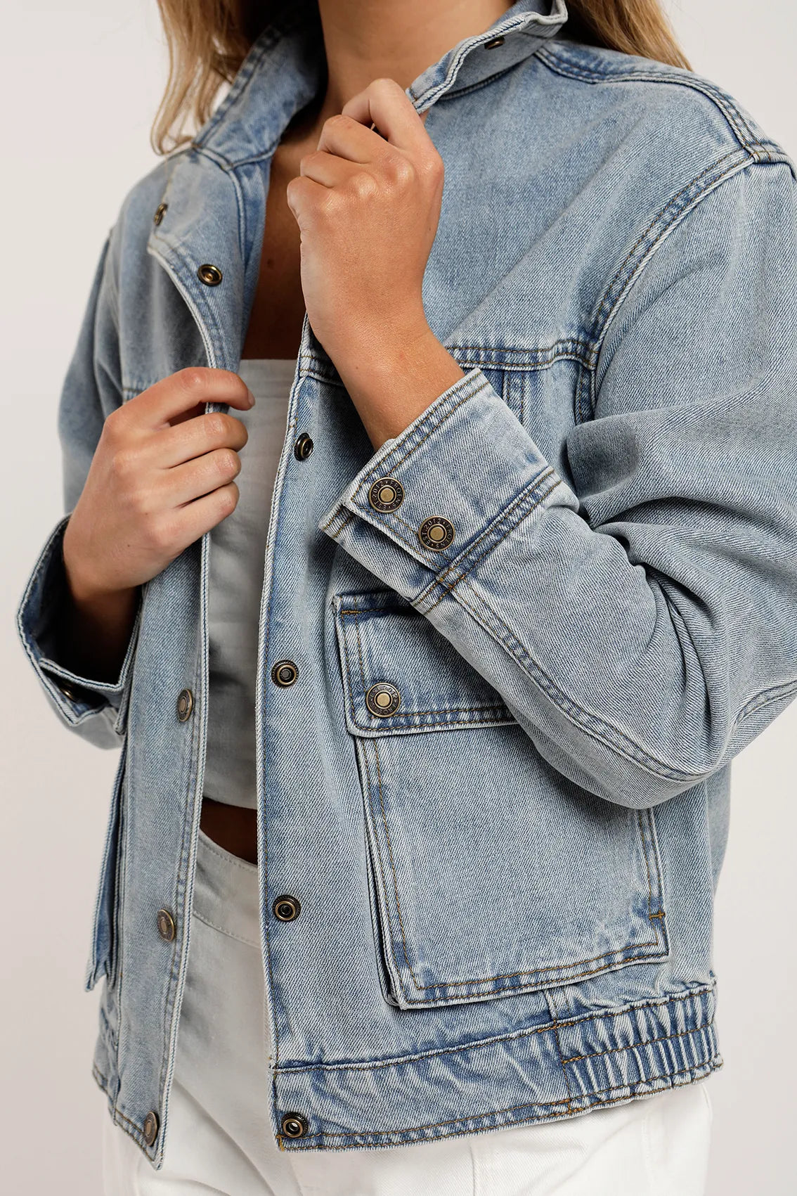 Chaqueta mujer Silvestre azul - Frøens