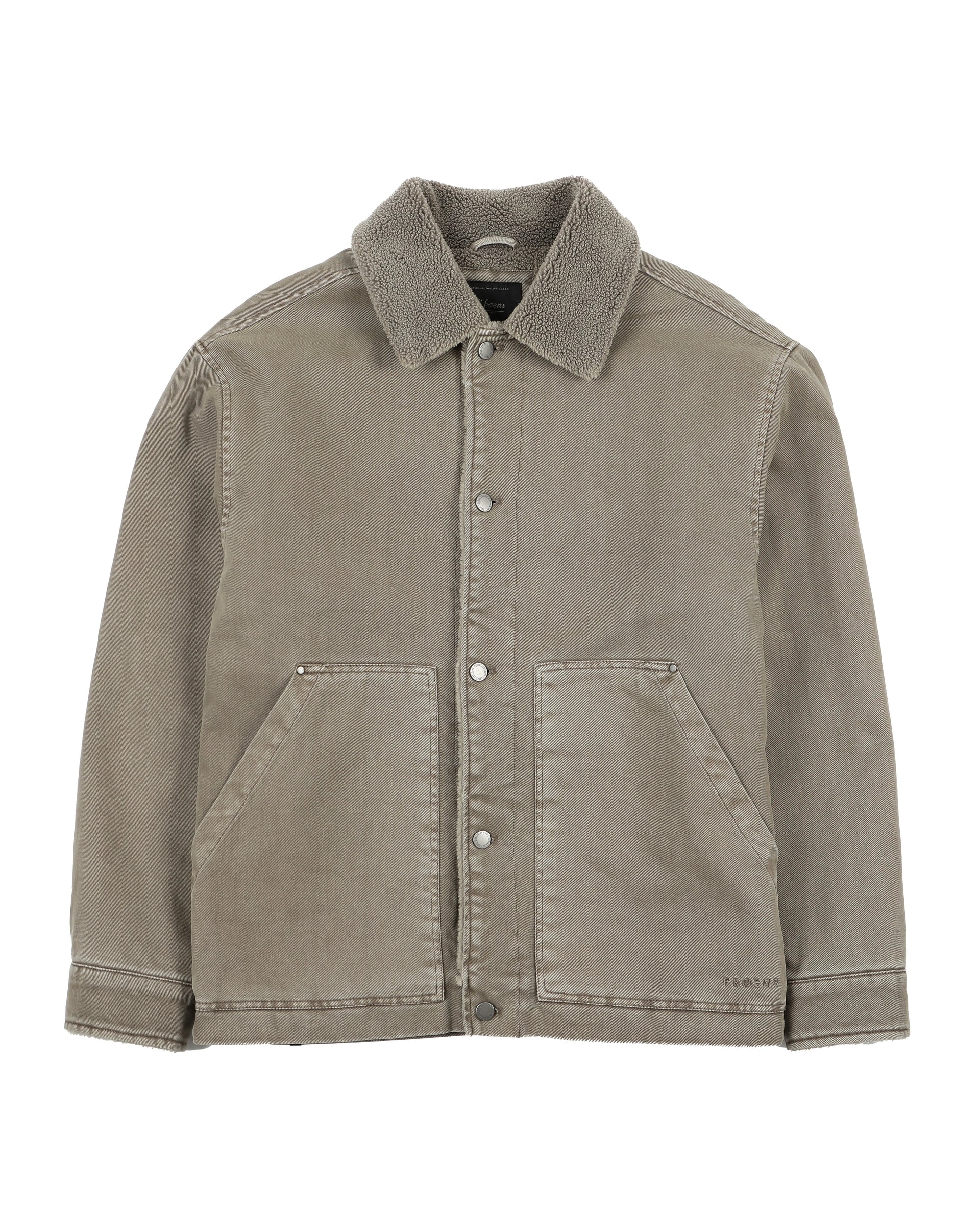 Chaqueta hombre Gravel café - Algodón orgánico - Frøens