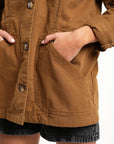 Chaqueta mujer Corales camel