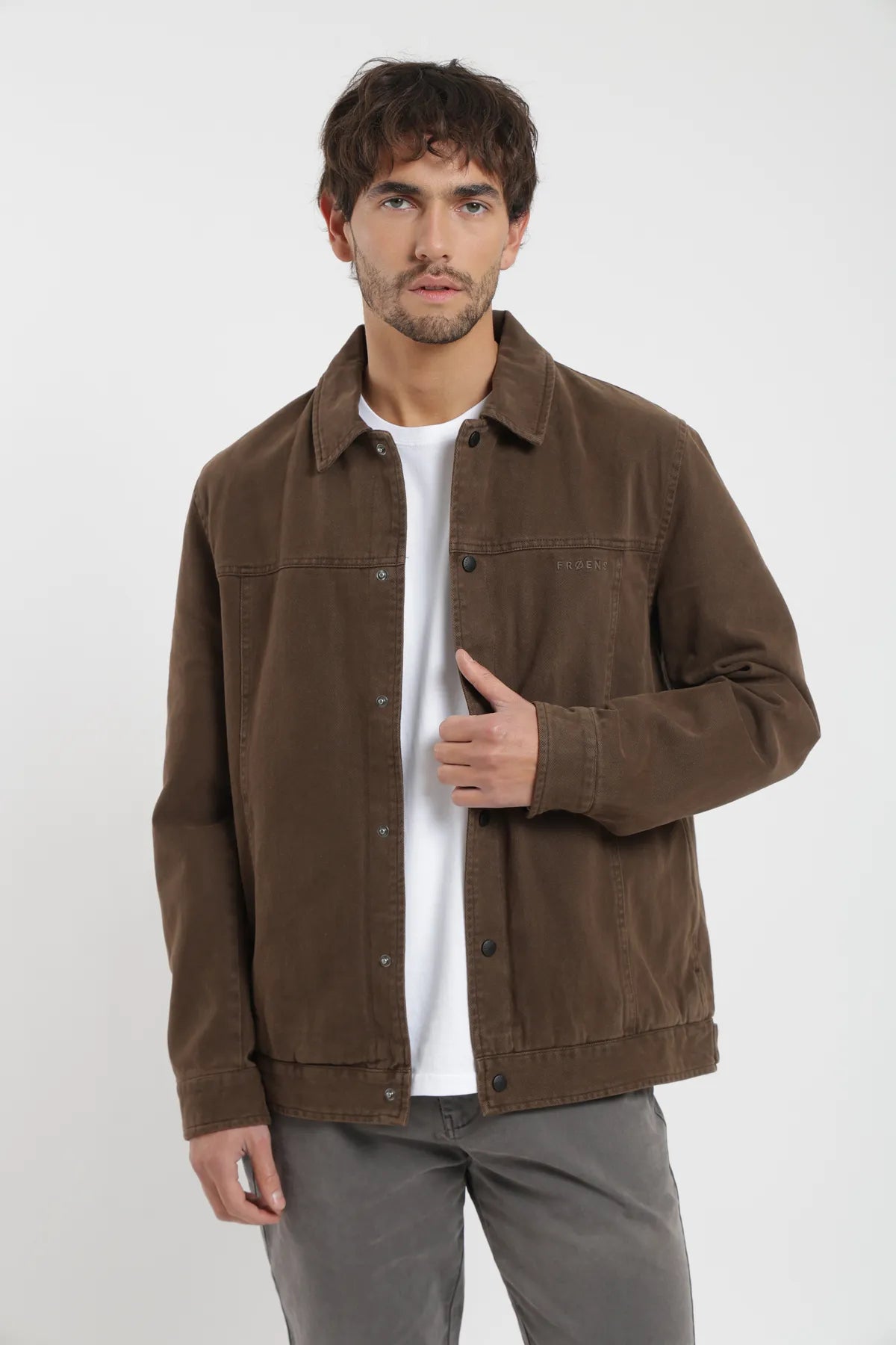 Chaqueta hombre Higuera café