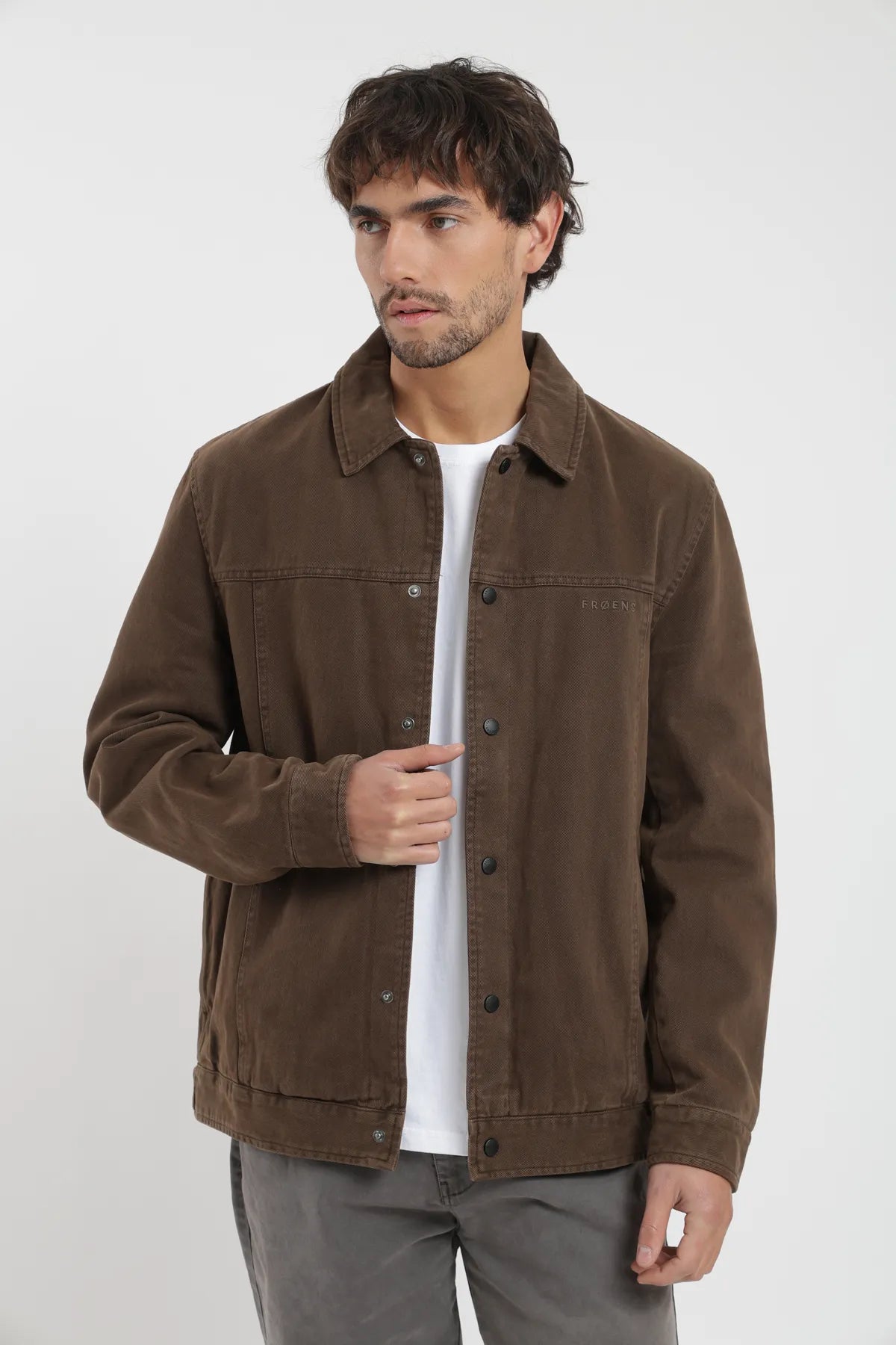 Chaqueta hombre Higuera café