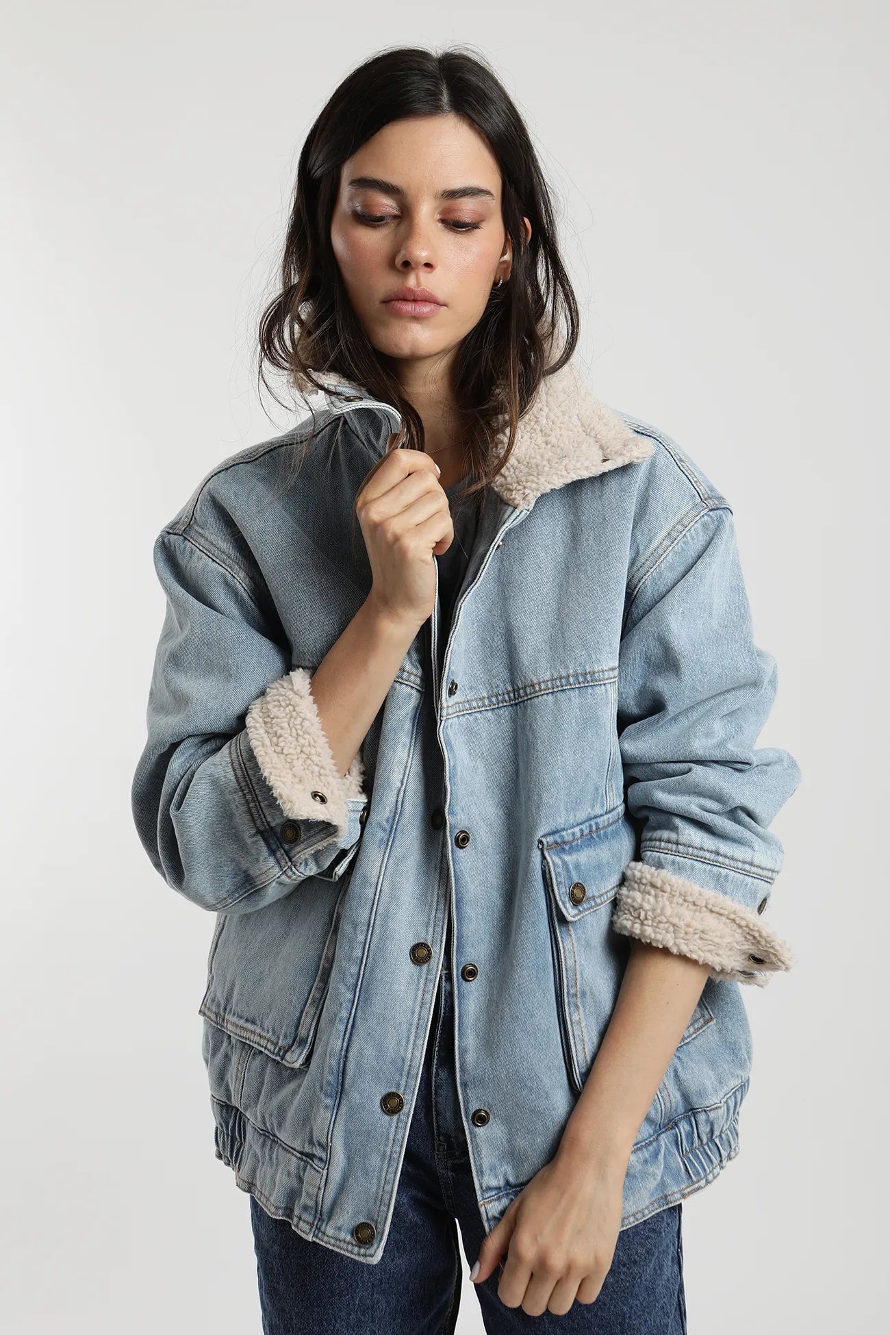 Chaqueta mujer Arrecife celeste - Frøens