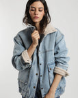 Chaqueta mujer Arrecife celeste - Frøens