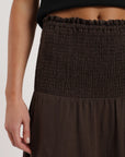 Falda larga Smock café Froens