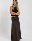 Falda larga Smock café Froens