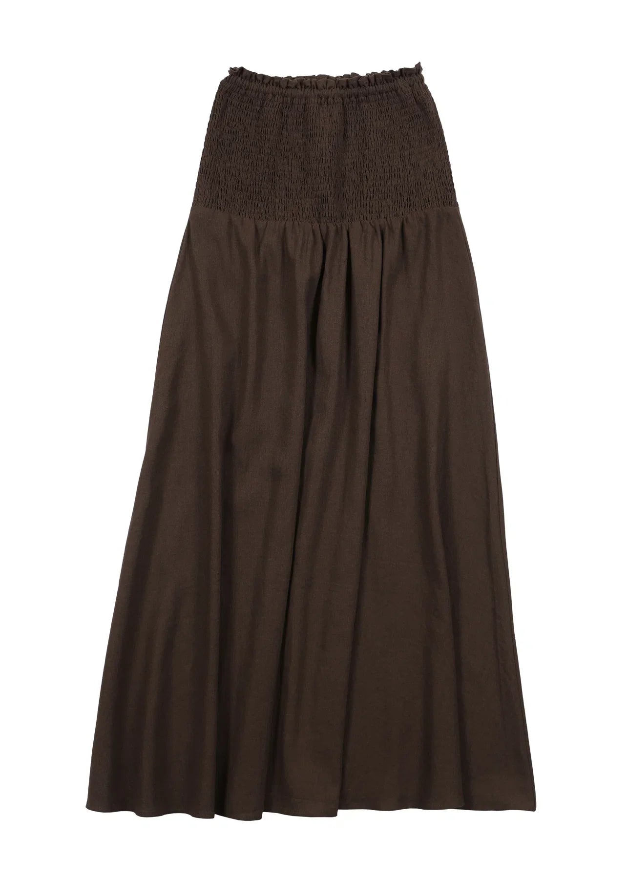 Falda larga Smock café Froens