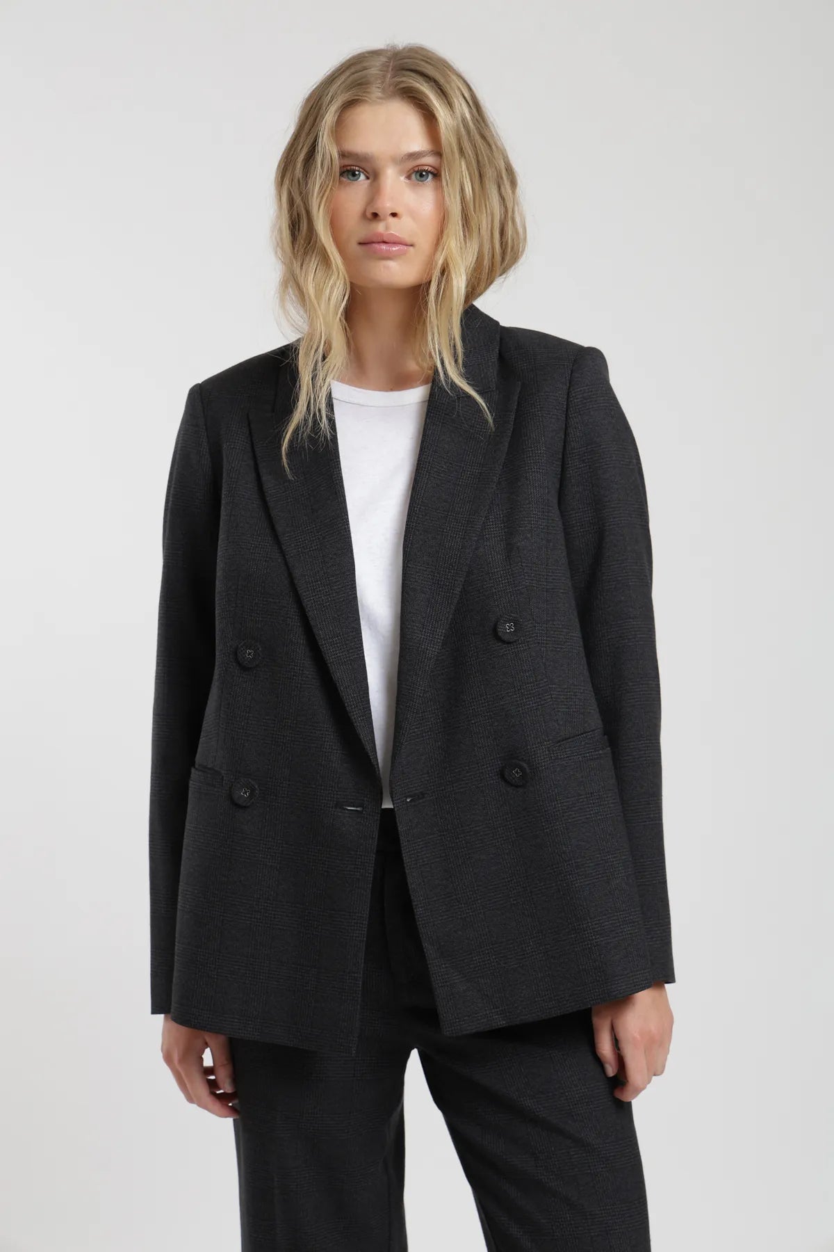 Chaqueta mujer Latte grafito - Poliéster reciclado - Frøens