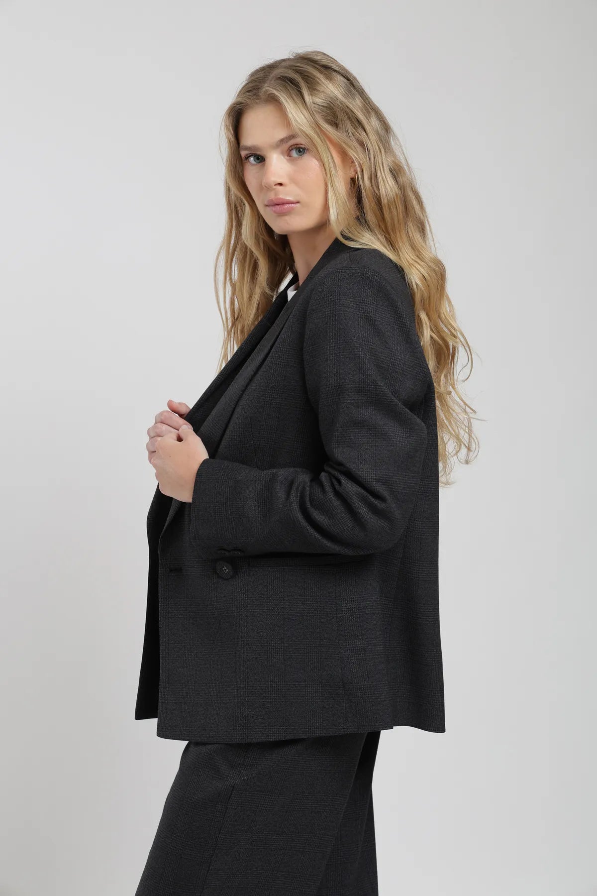 Chaqueta mujer Latte grafito - Poliéster reciclado - Frøens