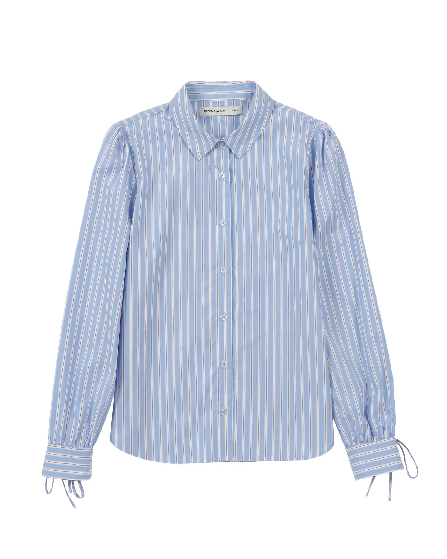 Blusa manga larga Poppy azul - Algodón orgánico - Frøens