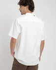 Camisa manga corta Classic blanco - Algodón orgánico y lino