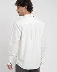 Camisa manga larga Basic blanco - Lino y algodón orgánico