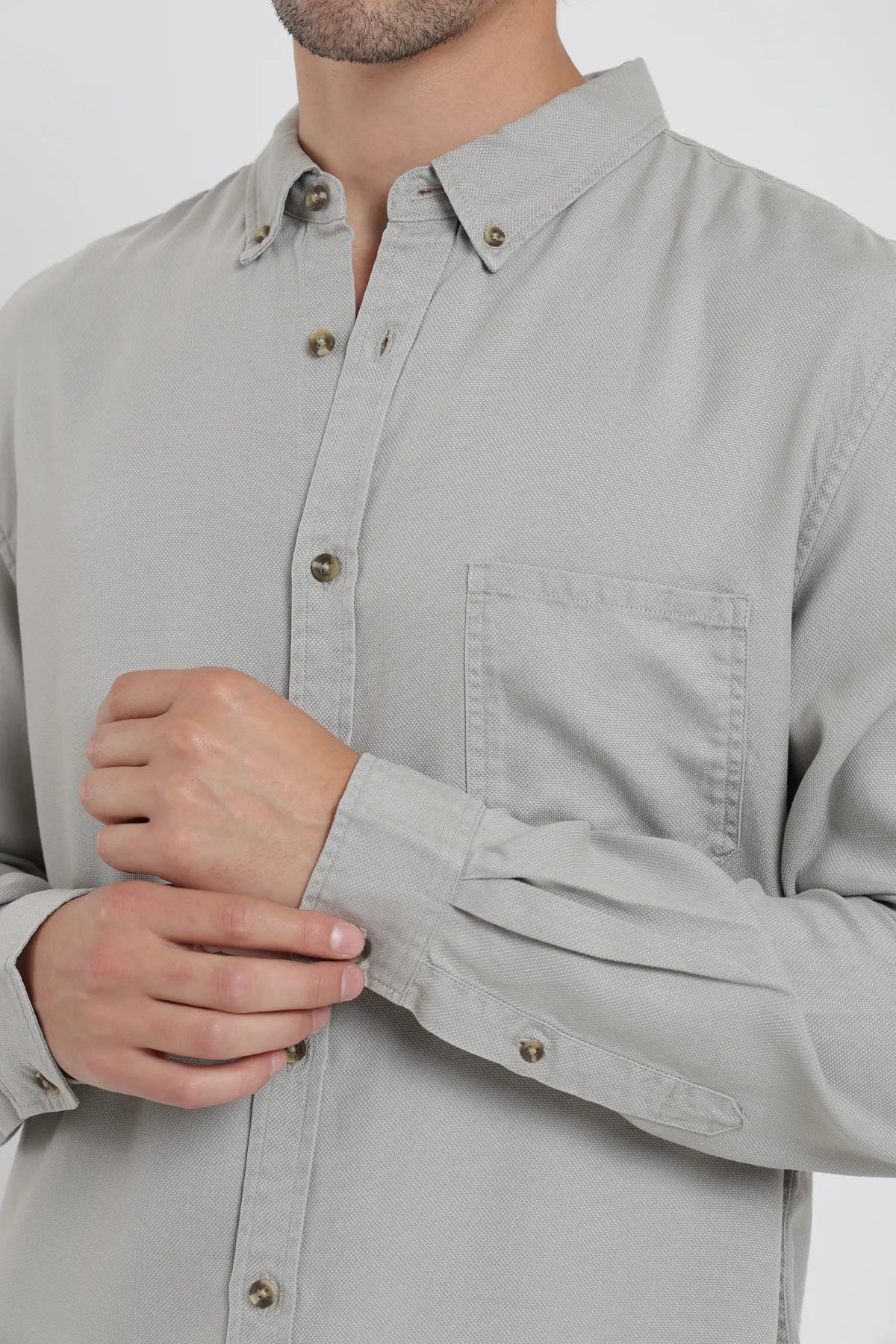 Camisa manga larga Urban gris - Frøens