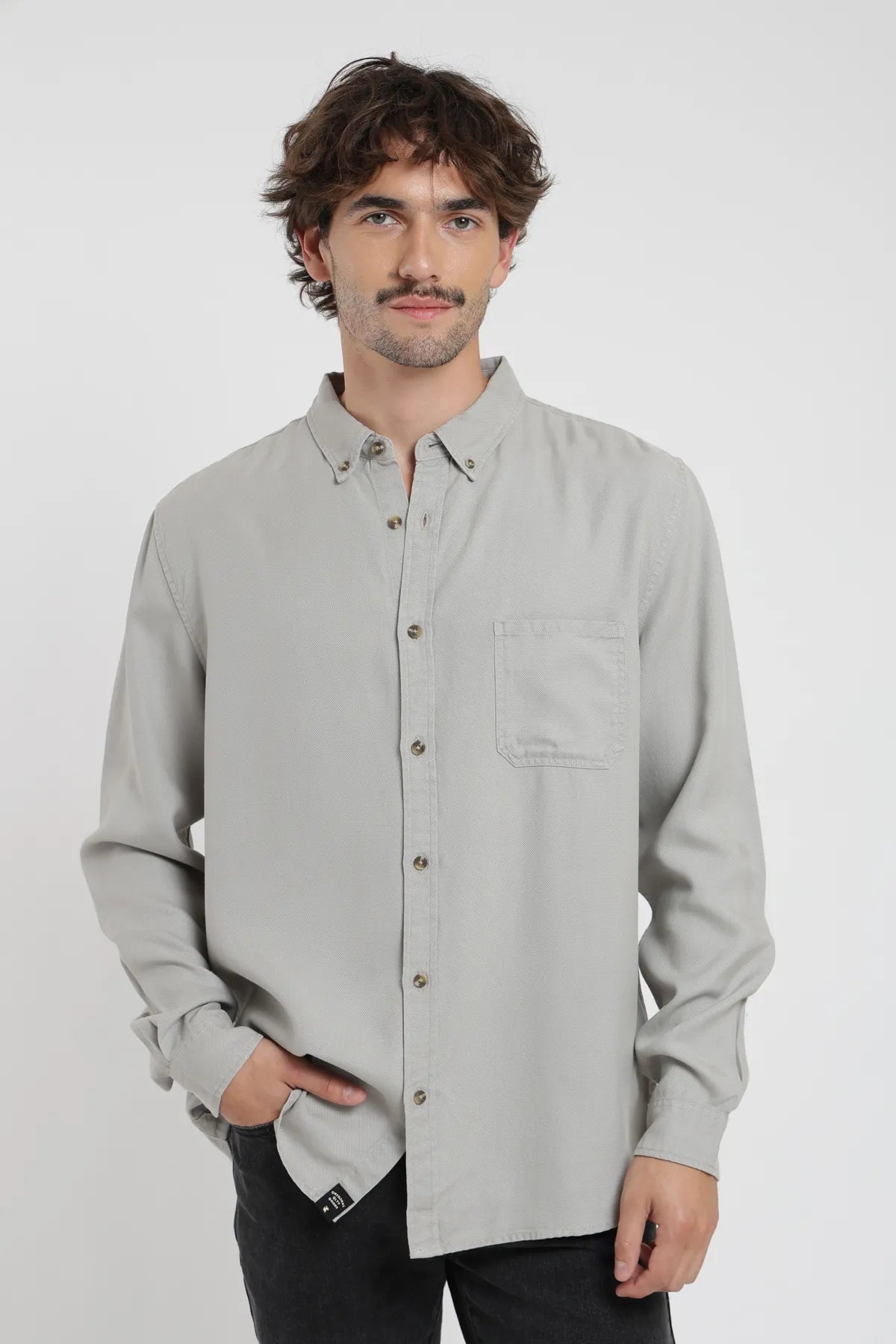 Camisa manga larga Urban gris - Frøens