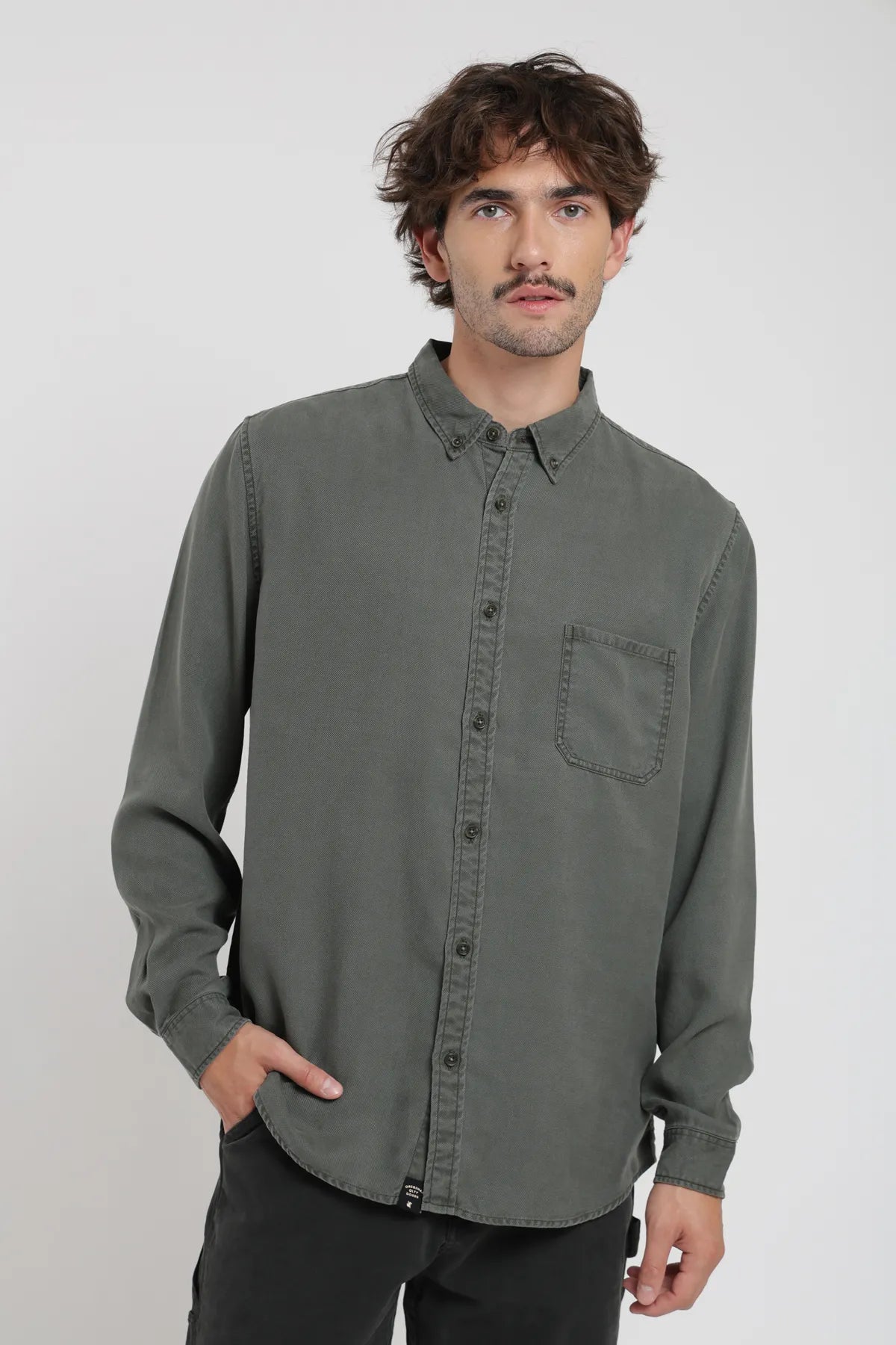 Camisa manga larga Urban verde - Frøens