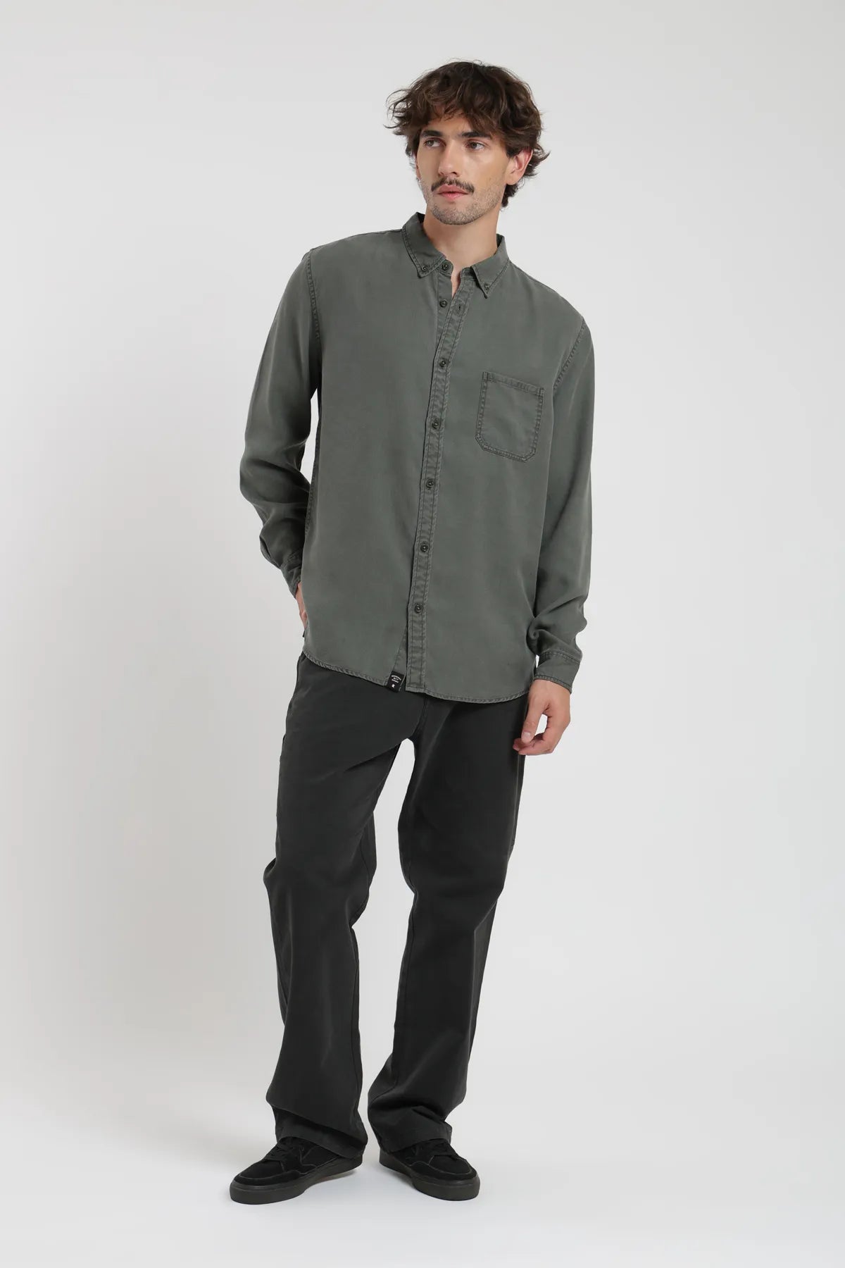 Camisa manga larga Urban verde - Frøens