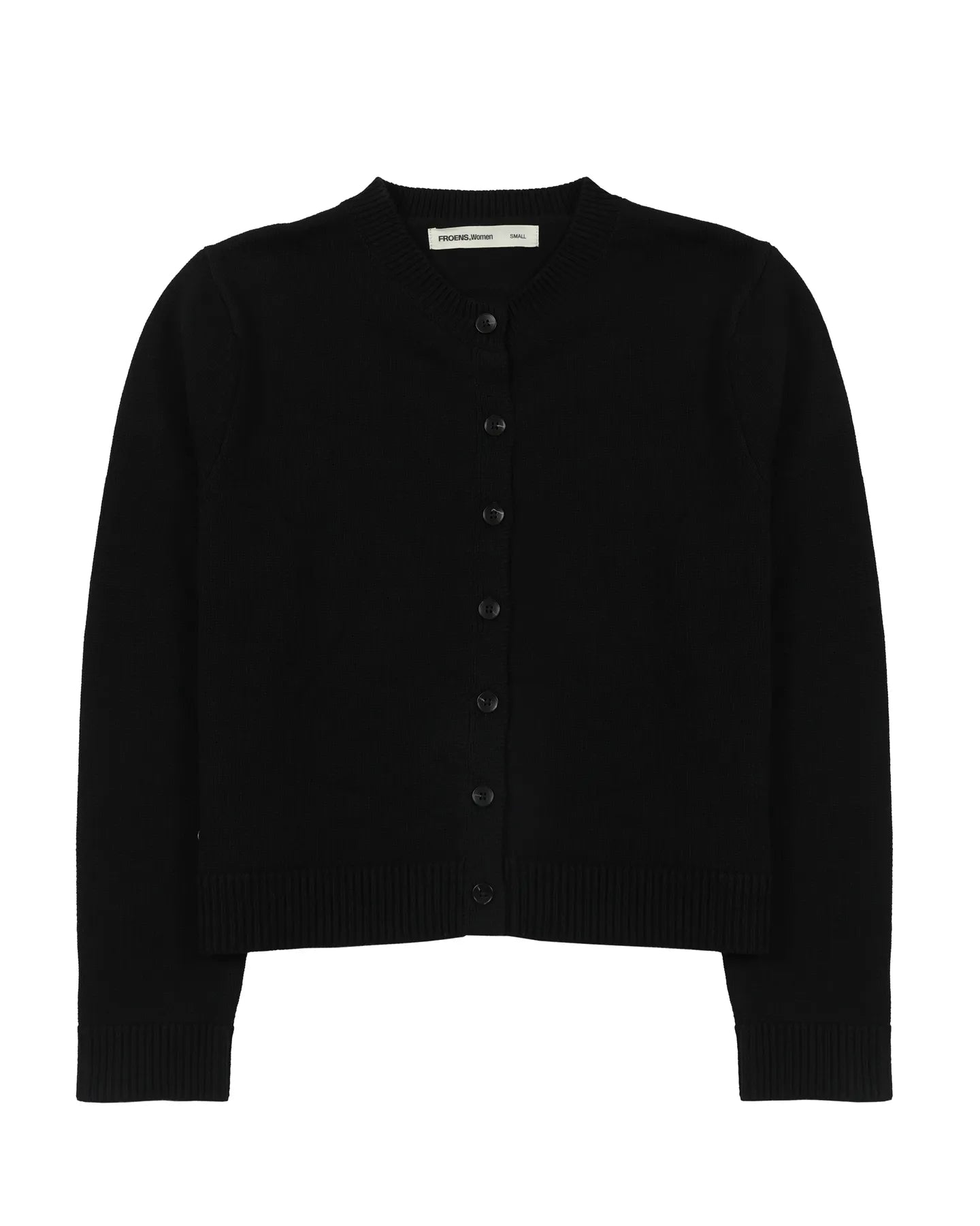 Cardigan mujer Natal negro - Algodón orgánico - Frøens