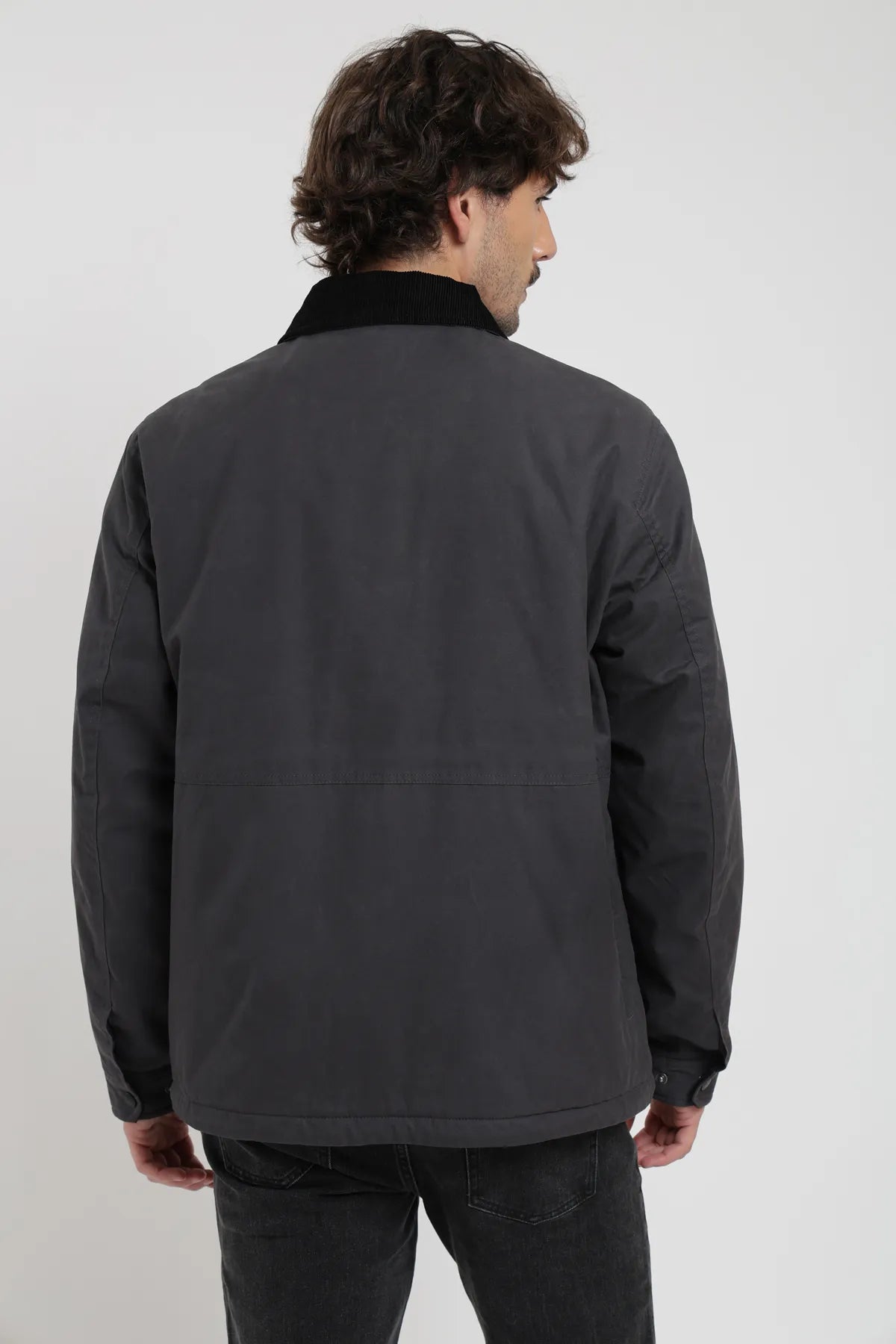 Chaqueta hombre Field grafito - Algodón orgánico - Frøens