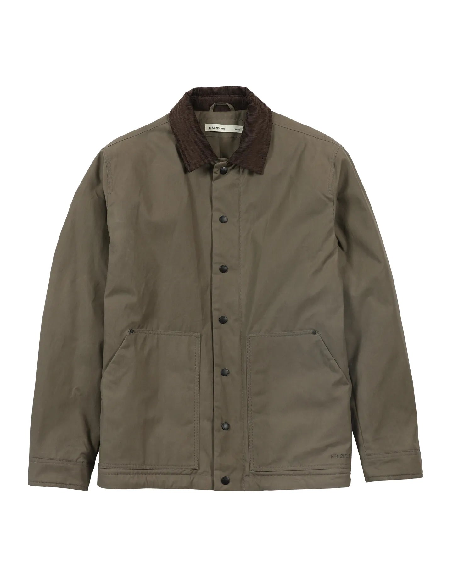 Chaqueta hombre Field olivo - Algodón orgánico - Frøens