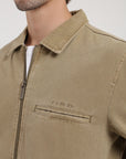 Chaqueta hombre Huasco beige - Algodón orgánico