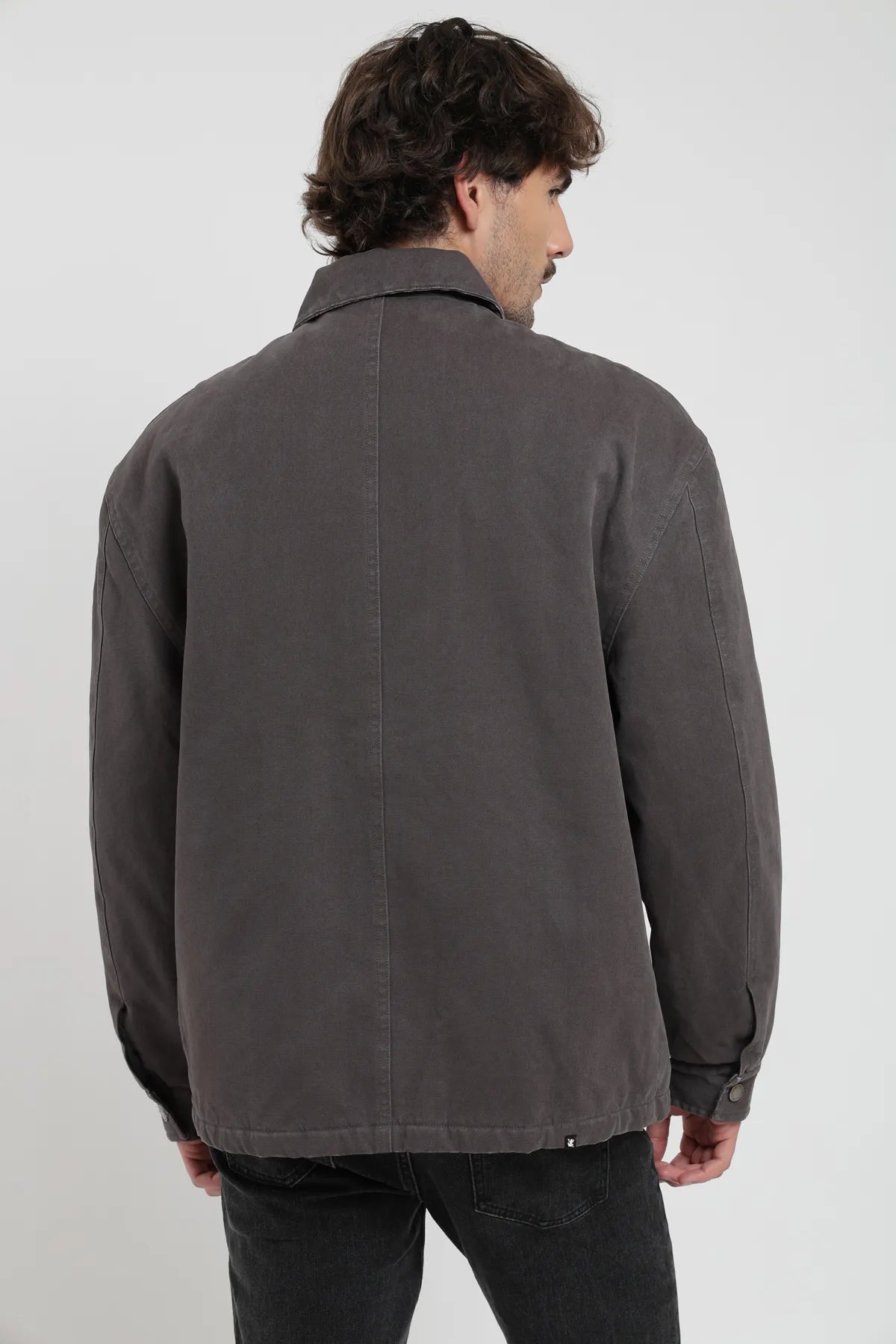 Chaqueta hombre Petrohué grafito - Algodón orgánico - Frøens