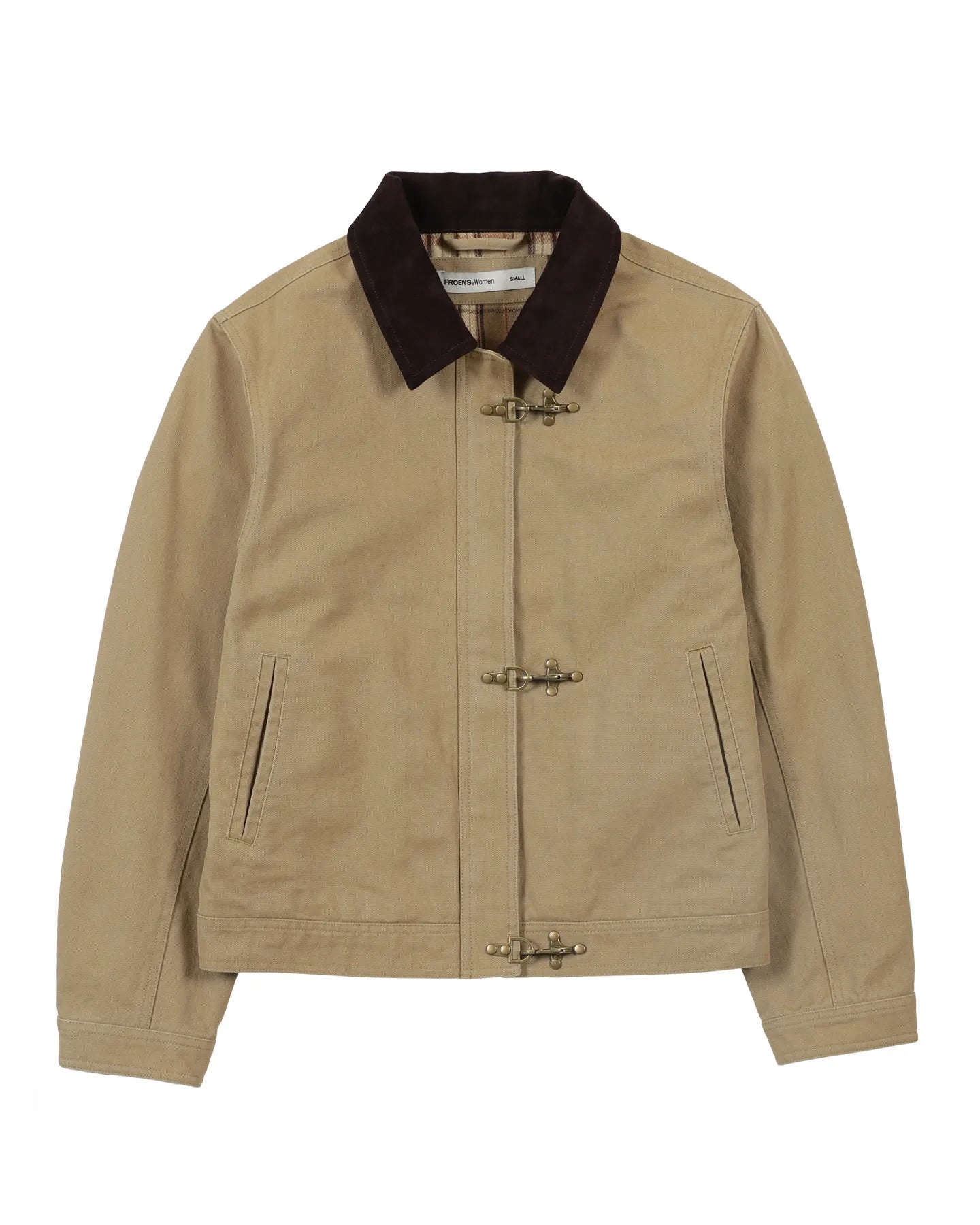 Chaqueta mujer Barn beige - Algodón orgánico - Frøens