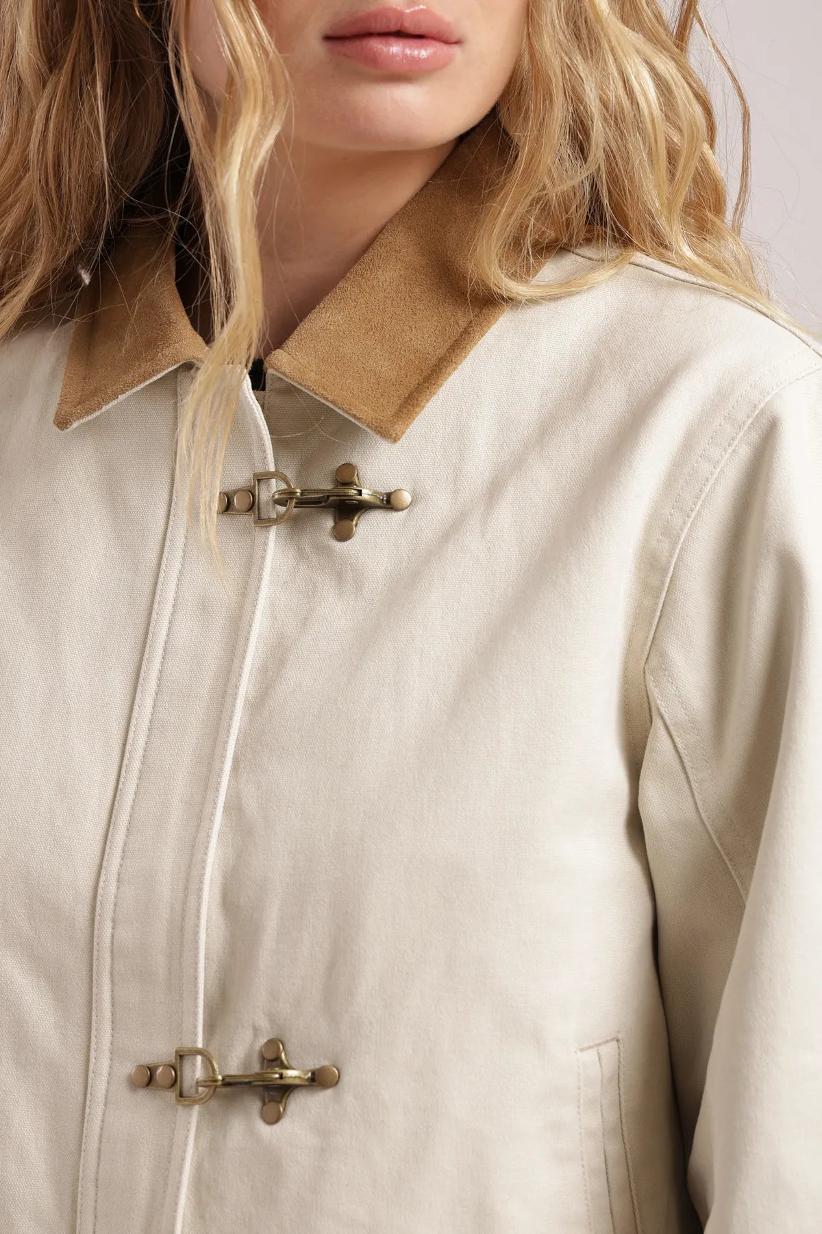 Chaqueta mujer Barn crudo - Algodón orgánico - Frøens