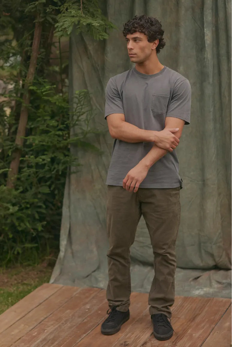 Pantalón hombre builder verde