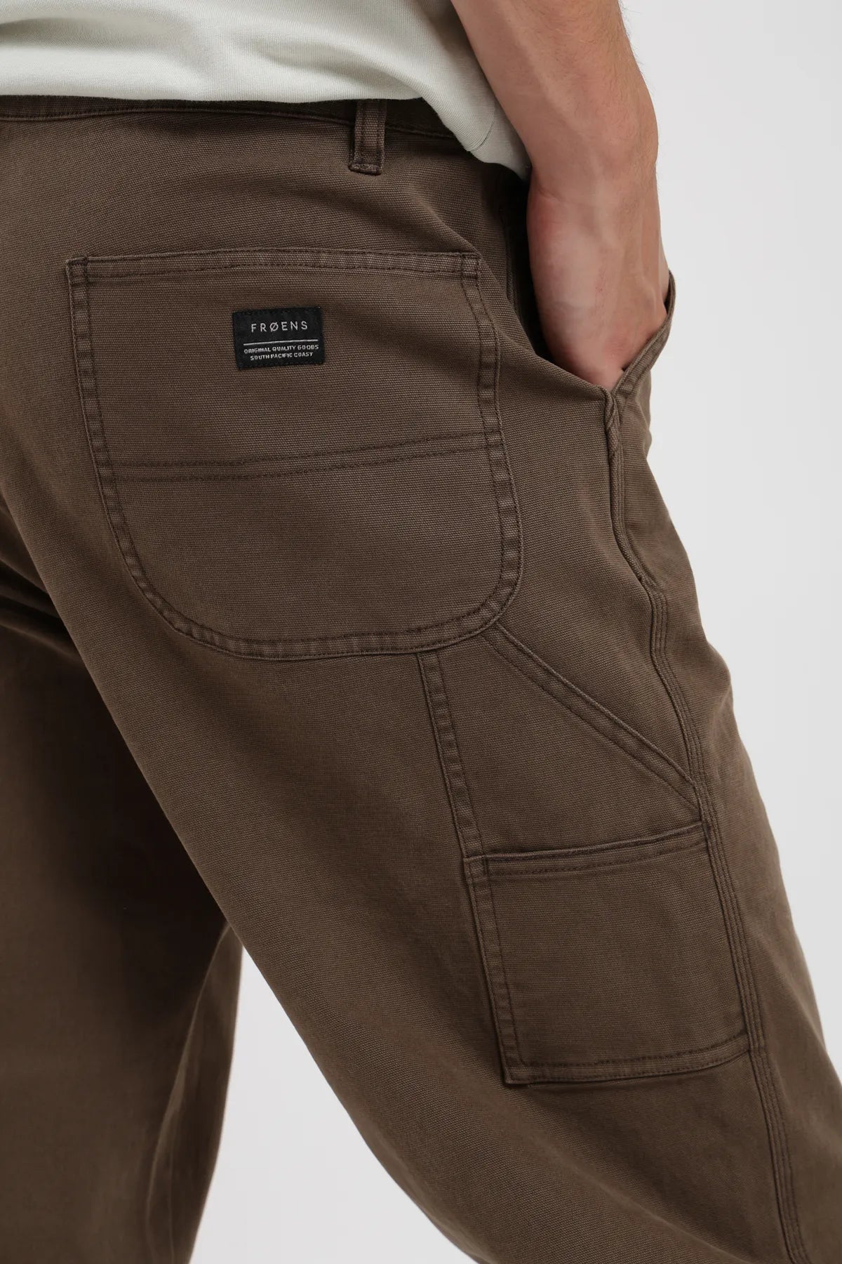 Pantalón hombre Craft café - Algodón orgánico - Frøens