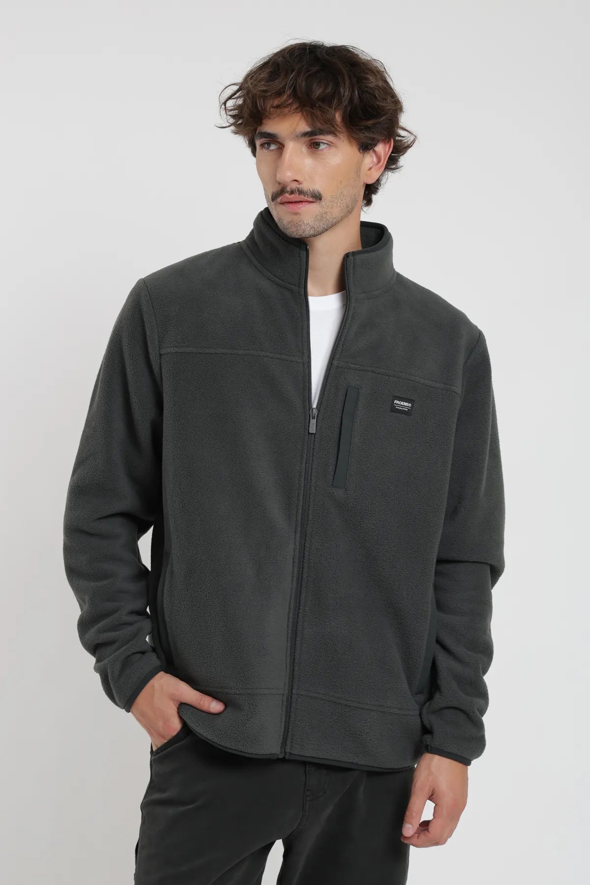 Polar hombre San Pedro grafito - Poliéster reciclado - Frøens