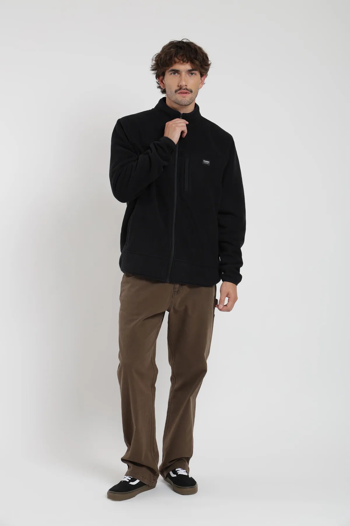 Polar hombre San Pedro negro - Poliéster reciclado - Frøens