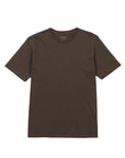 Polera manga corta hombre Plain Heavyweight café - Algodón orgánico - Frøens