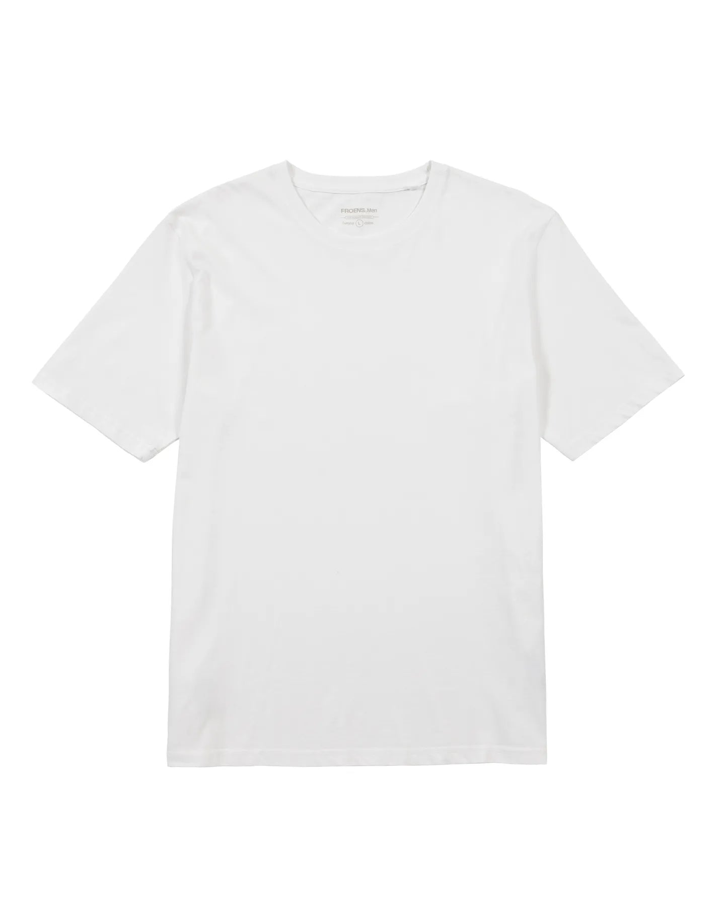 Polera manga corta hombre Plain blanco - Algodón orgánico - Frøens