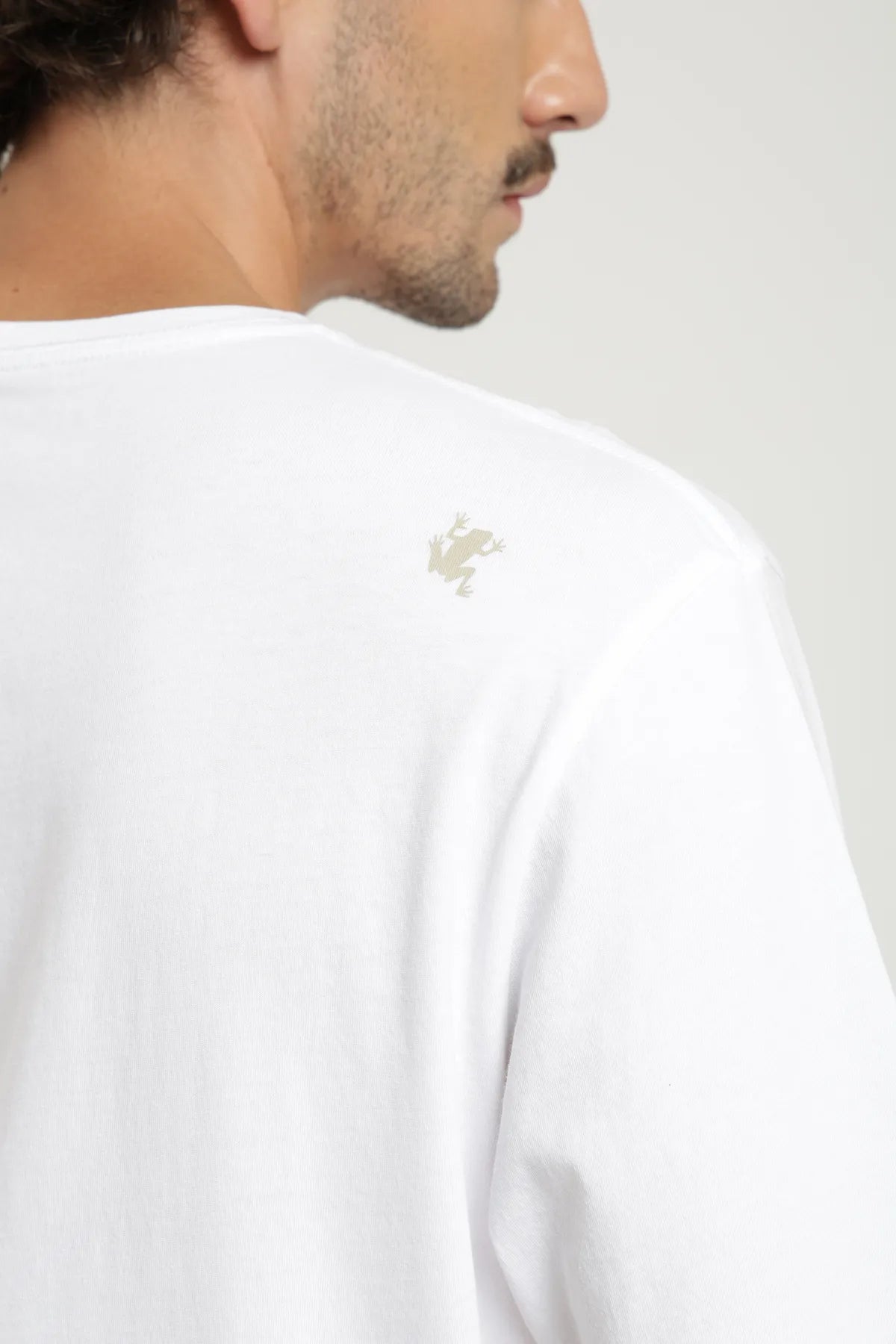 Polera manga corta hombre Plain blanco - Algodón orgánico - Frøens