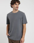 Polera manga corta hombre Plain grafito - Algodón orgánico - Frøens