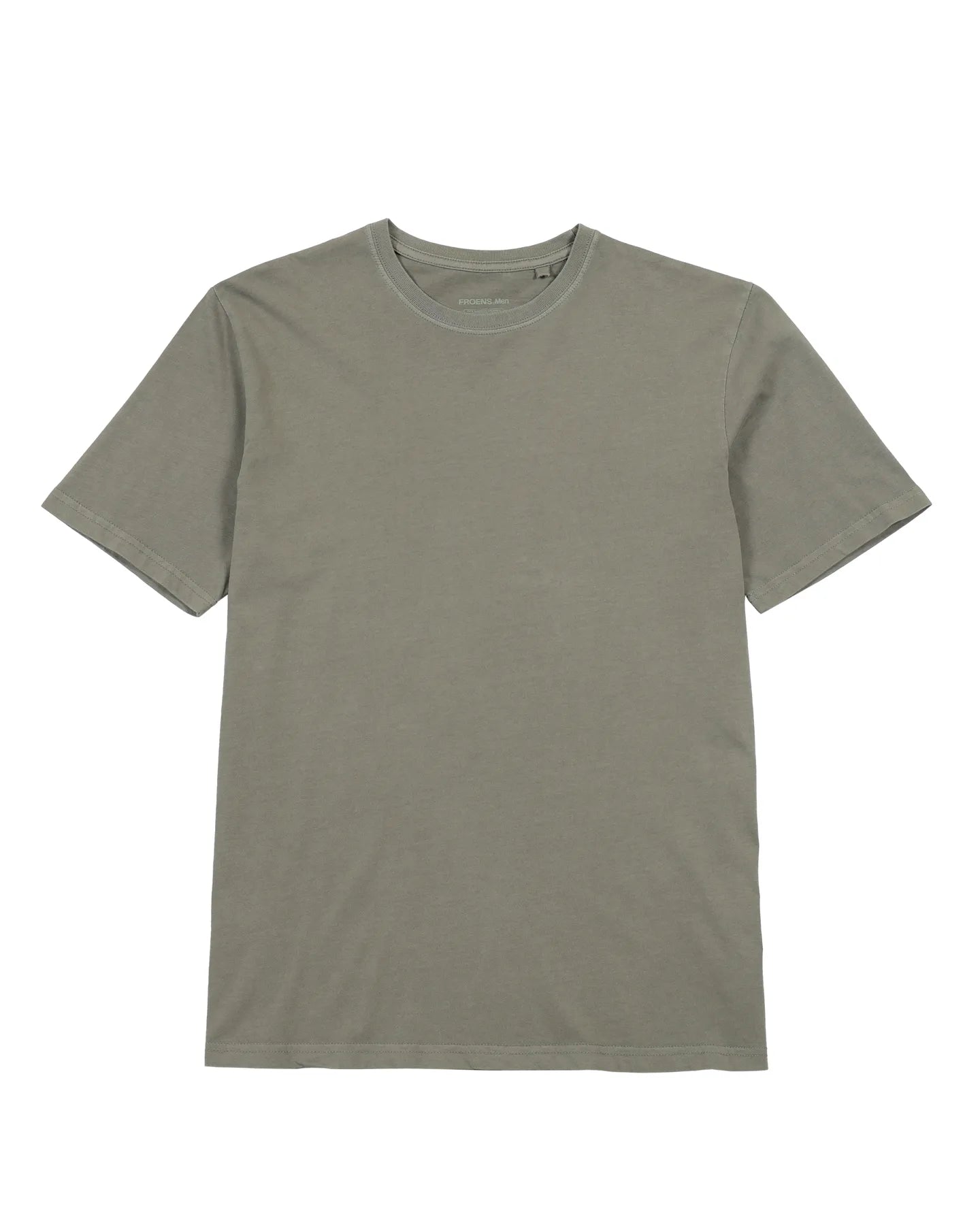Polera manga corta hombre Plain verde - Algodón orgánico - Frøens