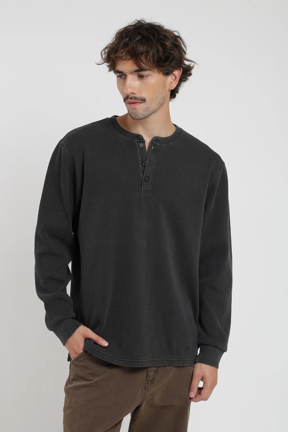 Polerón hombre Atlántico grafito - Algodón orgánico - Frøens