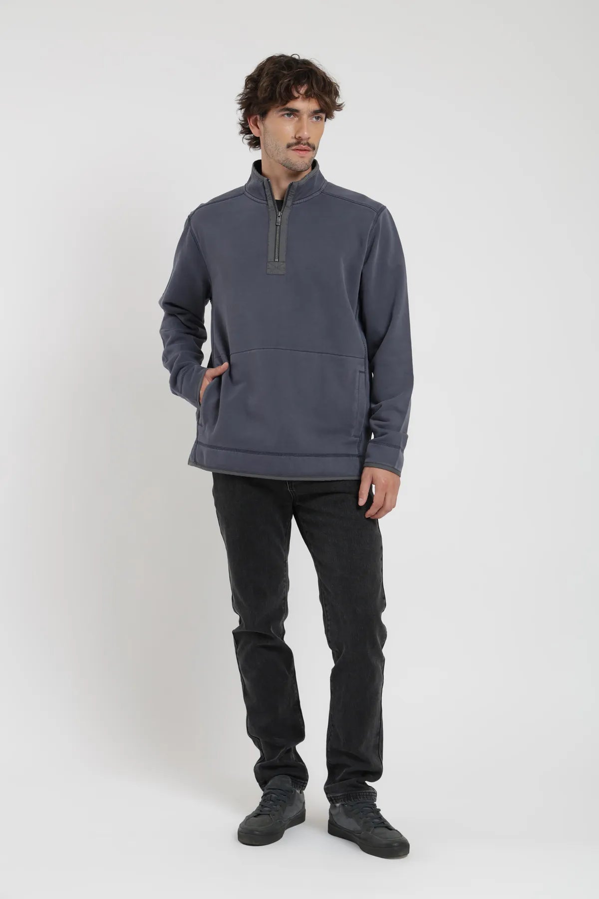 Polerón hombre Lotus azul - Algodón orgánico - Frøens