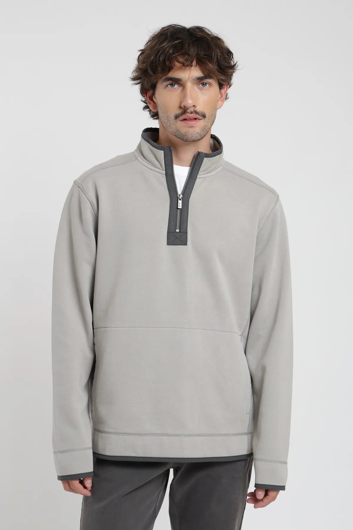 Polerón hombre Lotus gris - Algodón orgánico - Frøens