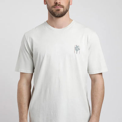 Polera manga corta hombre Desert hielo - Algodón orgánico