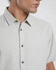 Camisa manga corta Classic gris - Algodón orgánico