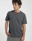 Polera manga corta hombre Heavyweight Loose grafito - Algodón orgánico - Frøens
