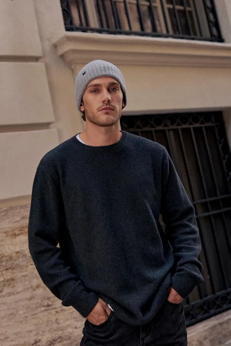 Chaleco hombre Loa grafito - Algodón orgánico - Frøens